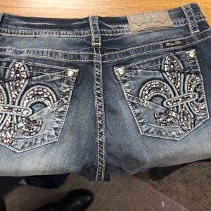 MissMe mid rise easy boot jeans